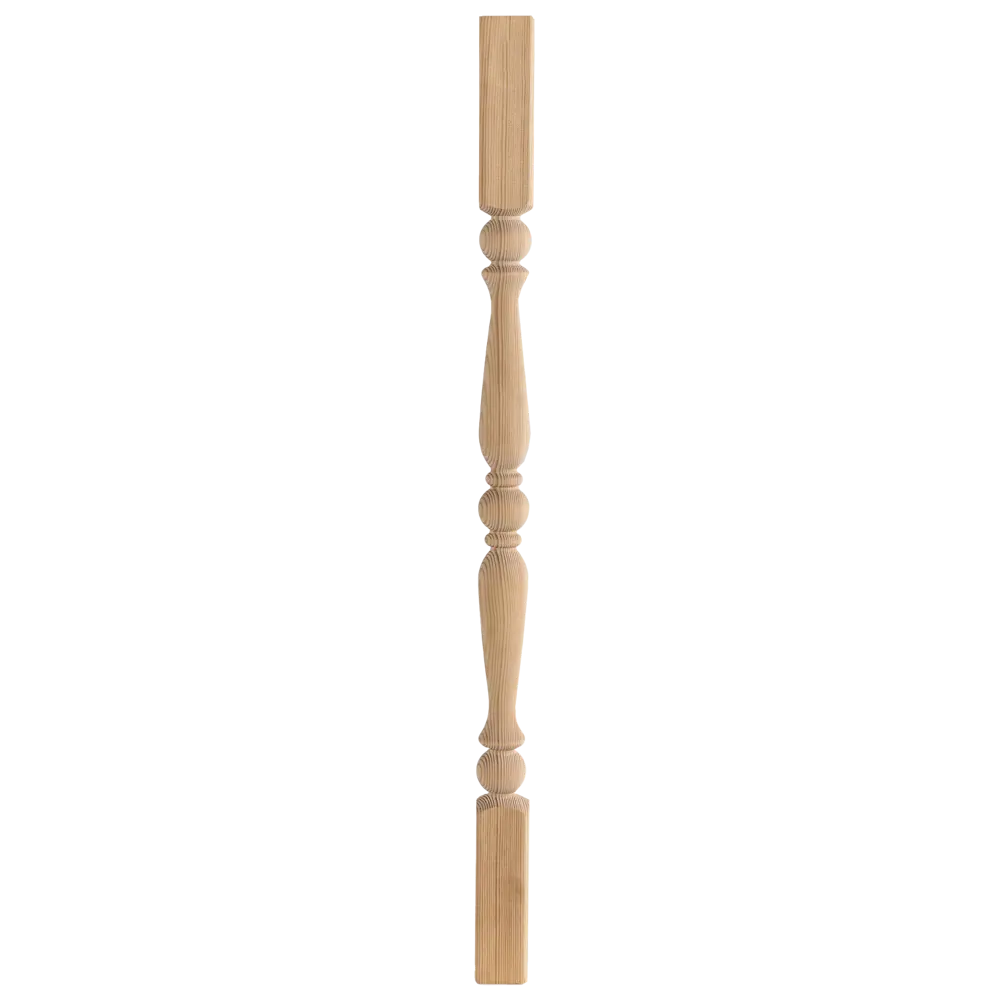 Балясина массив хвоя сорт Экстра Симметрия 50x50x900 мм 81990103 STLM-2170550 Santreyd Симметричный