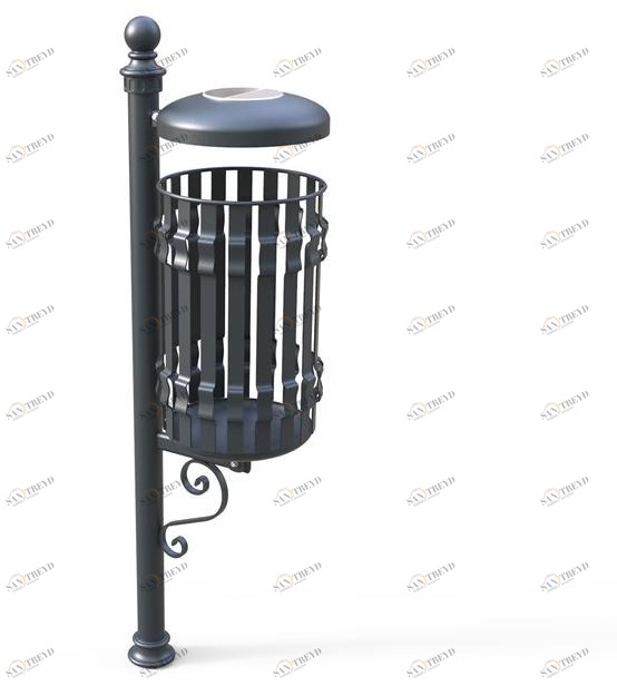 Lazzari Урна для мусора из металла для улицы Ercolano sun-id-1370679