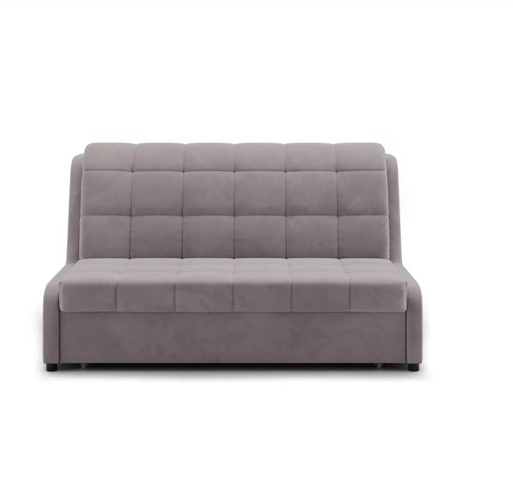 91581517 Раскладной диван Hypnoz Frontera 140x82x103 см велюр цвет бежевый STLM-1087221