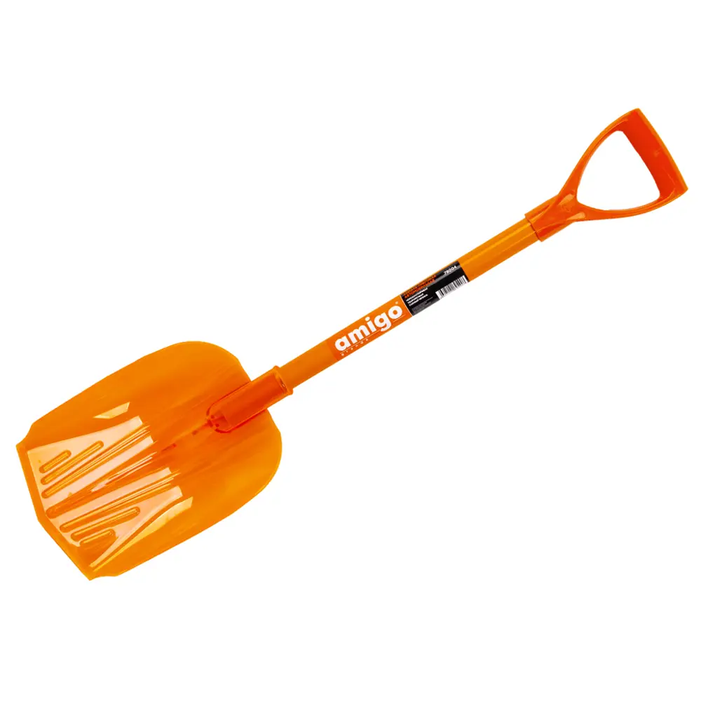 Лопата снеговая Amigo 78004 с черенком 88 см 89394540 STLM-1540677