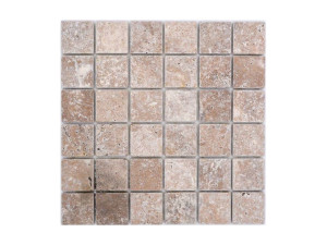 Мозаика из травертина грецкого ореха