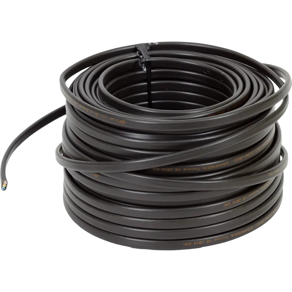 Кабель Electraline ВВГп-НГ 3х1.5 50 м (ГОСТ) 82035003 STLM-2150180  - Вид №1
