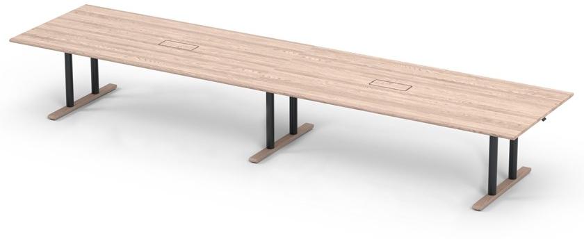 Howe Прямоугольный деревянный стол для совещаний с регулируемой высотой Mn table series sun-id-1442815 - Вид №5