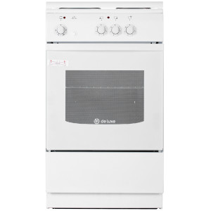 1185574 Электрическая плита De Luxe 5003.17Э (кр) белый