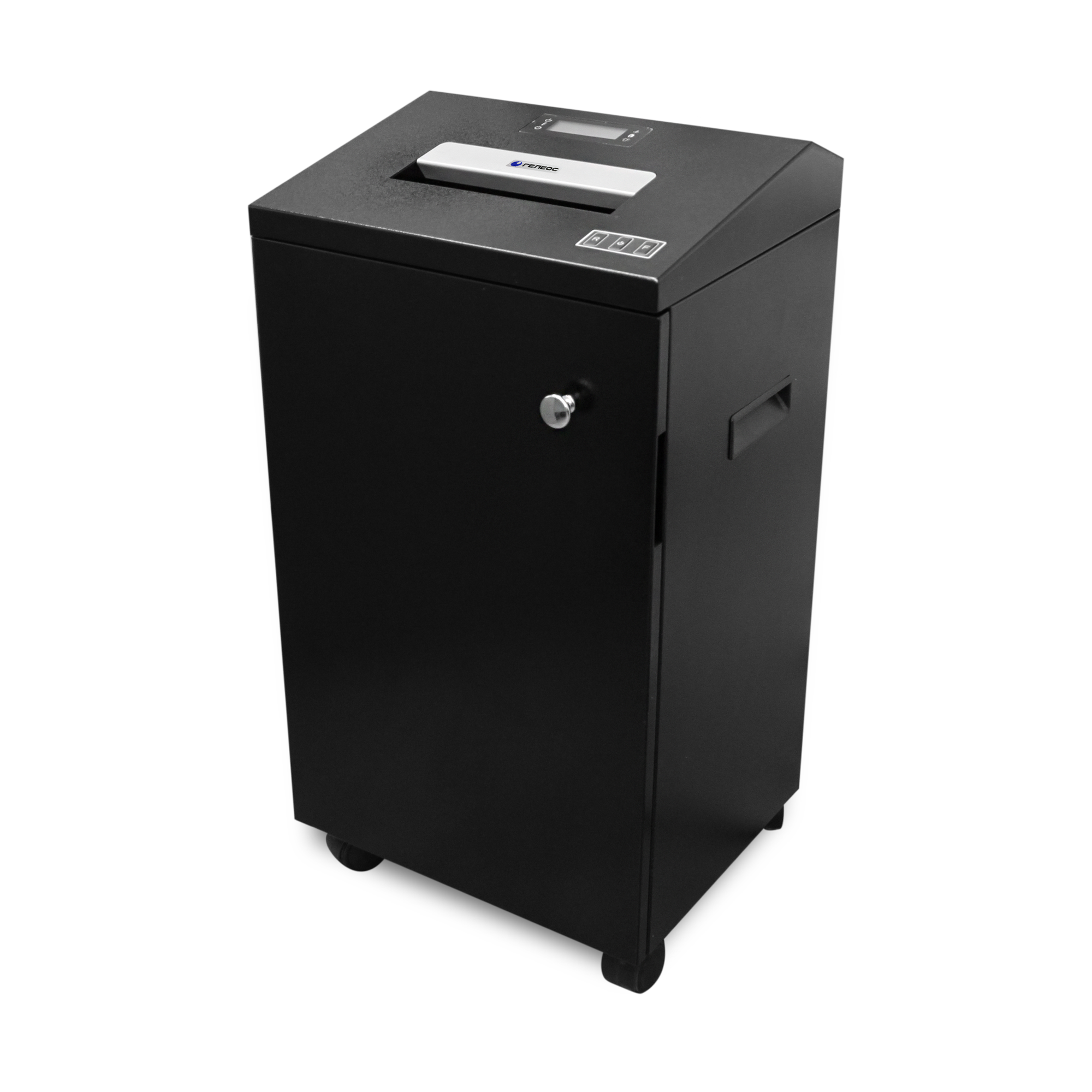 УО55-7 Уничтожитель документов , din p-7 (7 ур-нь секр.), фрагмент 0,8х2мм, 8-9 лист (70г/м2), 55 литров Гелеос Santreyd  - Вид №3