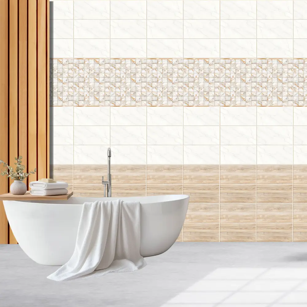 Панель ПВХ Марио коричнево-бежевый 2700x375x8 мм VENTA STLM-2203433 - Вид №1