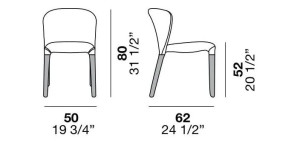 Штабелируемый тканевый мягкий стул