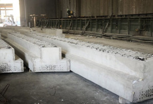 Предварительно напряженные балки в C. A.-C.A. P. или смешанные