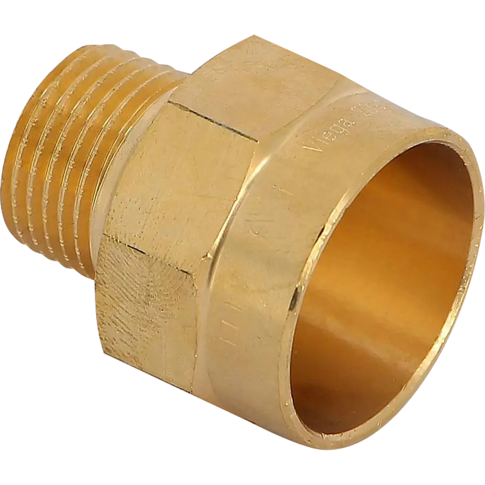 Муфта пайка Viega наружная резьба 28 ммx1/2" медь 121228 82411242 STLM-2133981  - Вид №2