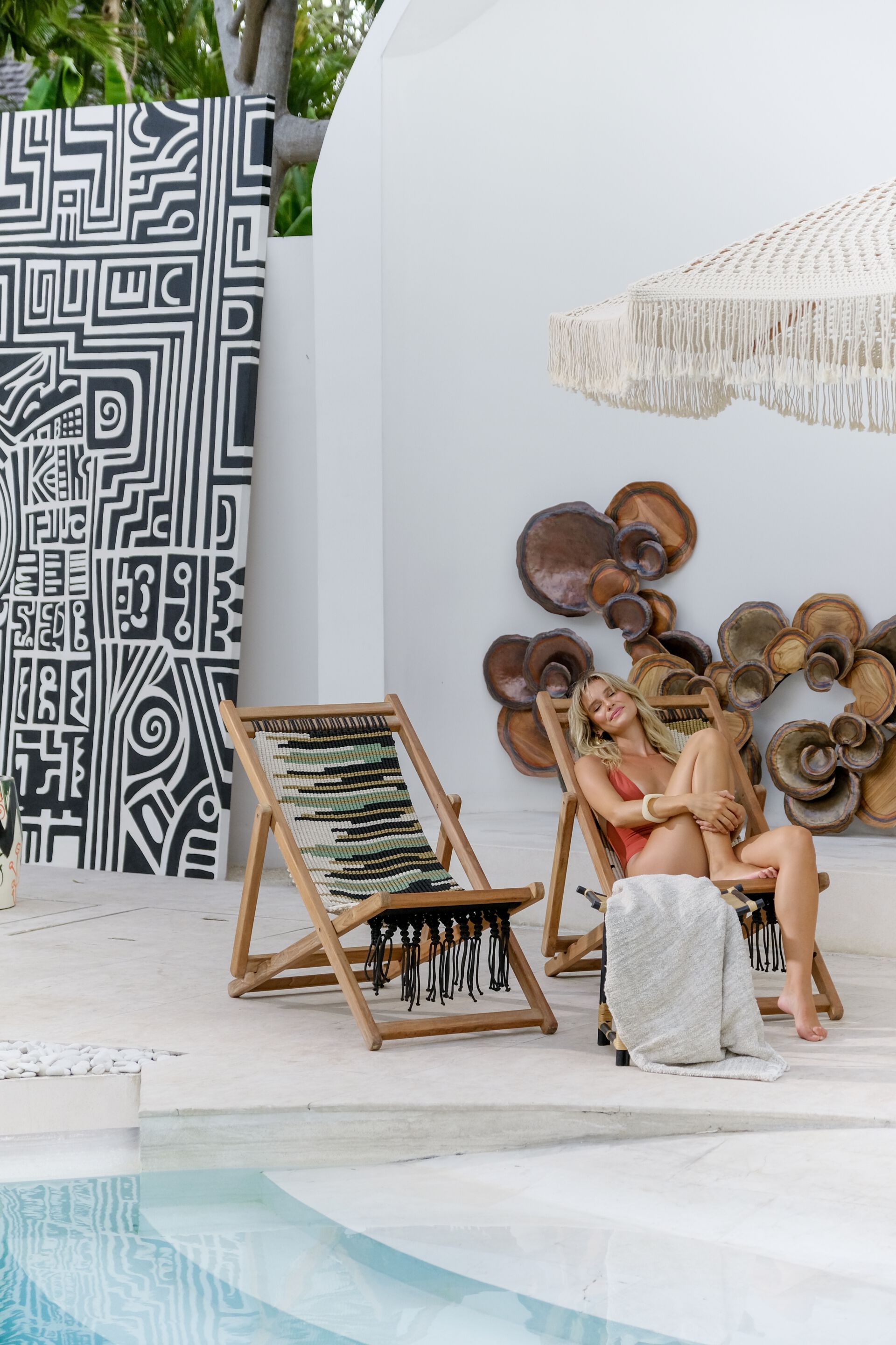 Кресло для отдыха из тикового дерева и веревки cbdesign Виареджо ARCH-00142467 - Вид №24