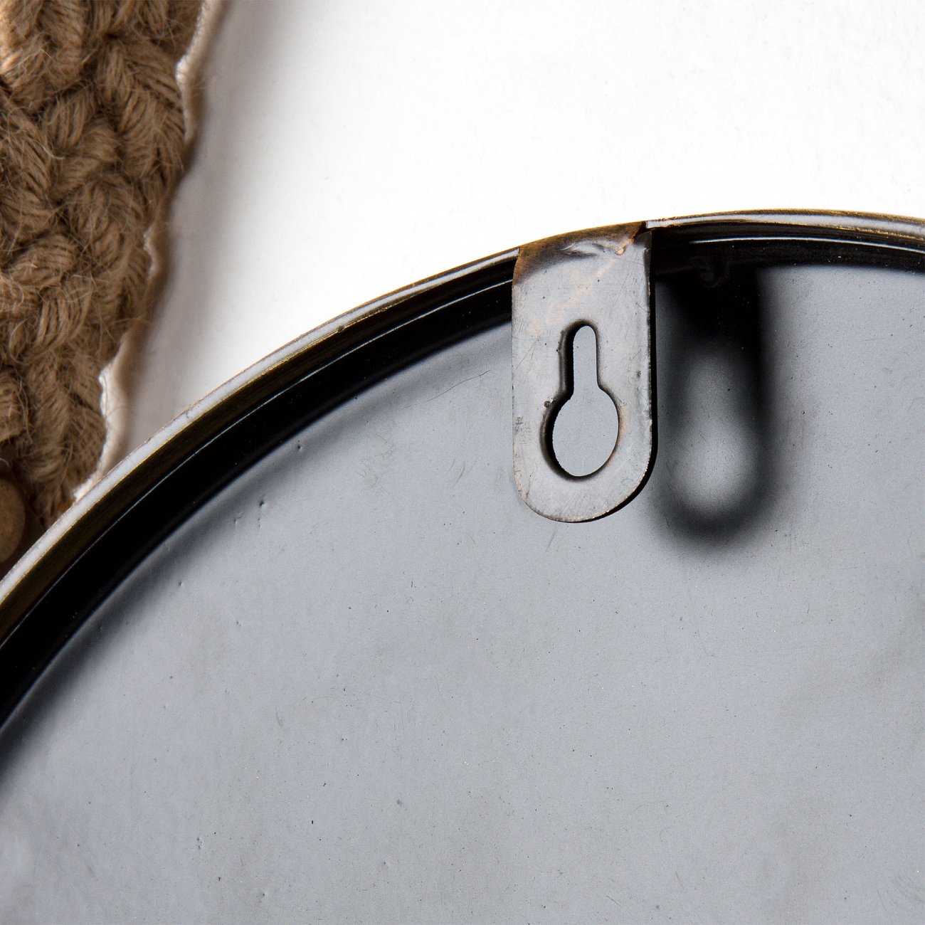 Зеркало круглое на подвесе диаметр 31 см Stiel от La Forma LA FORMA ДИЗАЙНЕРСКИЕ 153236 Латунь  - Вид №1