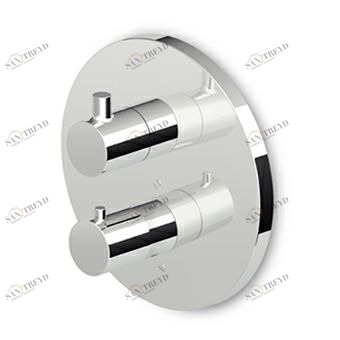 Z94651 - R98662 Встроенный термостатический смеситель для душа 1/2 "со встроенным запорным клапаном и переключателем на 2 направления. Zucchetti Pan 