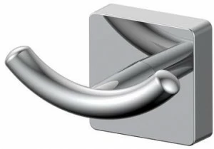 INDA® Двойной крючок для халатов из латуни Forum quadra A3020b