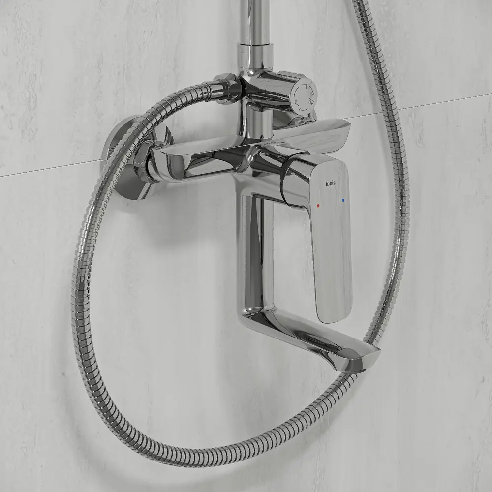 Душевая система Iddis Token со смесителем 3 режима цвет хром STLM-2166856 - Вид №4