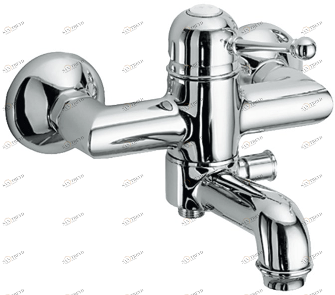 Fir Italia Смеситель для ванны настенный из латуни с переключателем Melrose 70 7033122