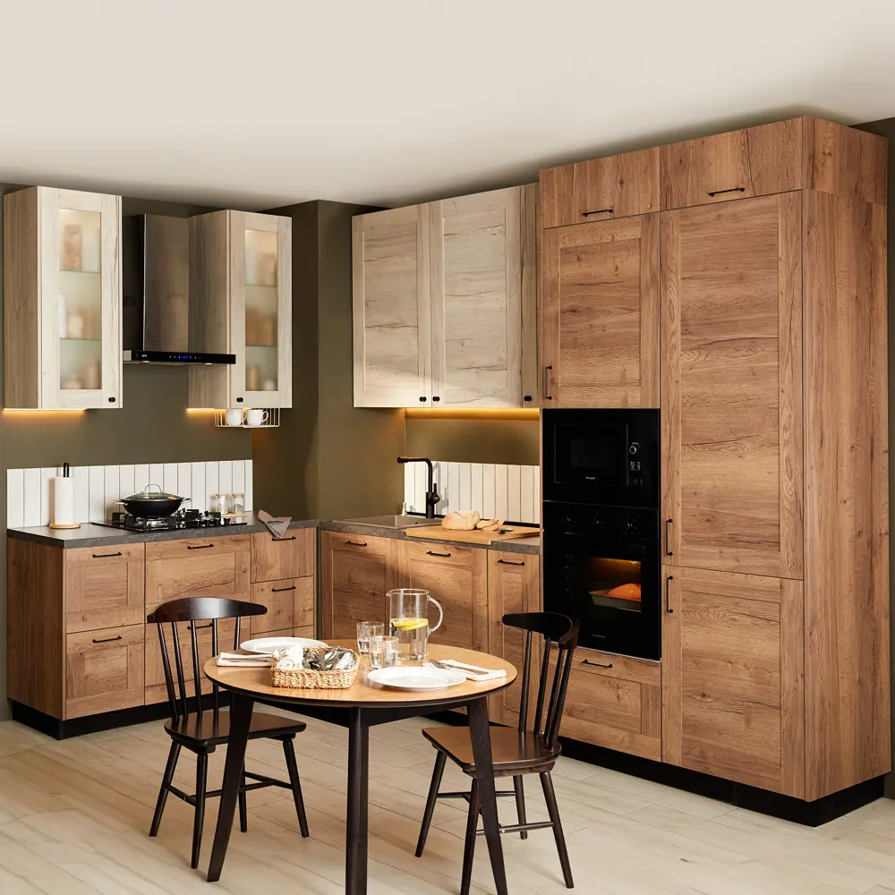 Фасад кухонного шкафа Рошаль 39.7x76.5 см KONSENSA ЛДСП цвет темное дерево 89421031 STLM-2162341 - Вид №10