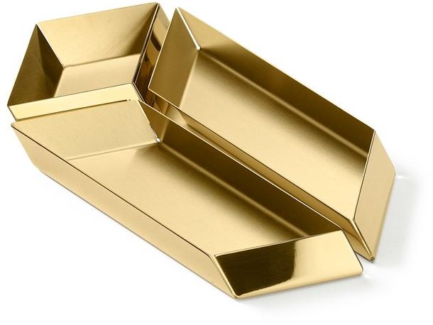 GHIDINI1961 Поднос из латуни Axonometry sun-id-1458391 - Вид №2