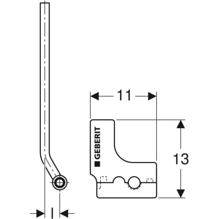 63127 Т-образный соединительный элемент Geberit Mapress из металлической трубы с изолирующим корпусом и резьбовым соединением с цанговым кольцом под евроконус Geberit  - Вид №3