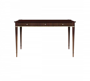 Gentry Home Туалетный столик Melrose из массива красного дерева  Гавана - тиффани серебро