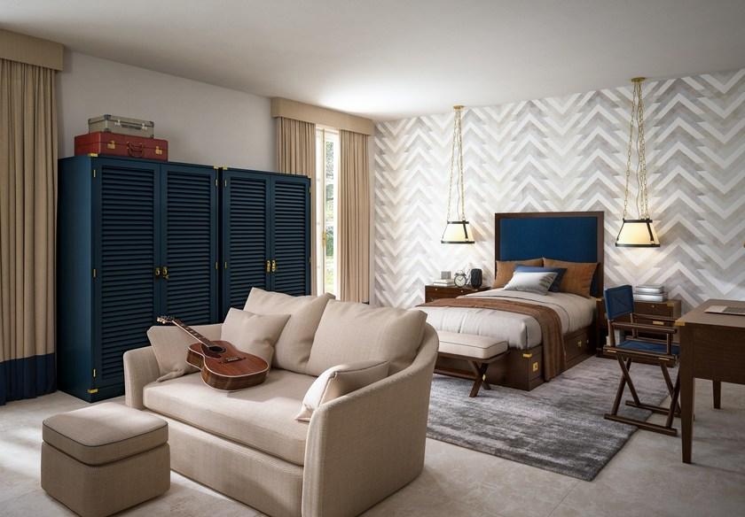 Caroti Квадратный пуф из ткани Via montenapoleone 2051  - Вид №1