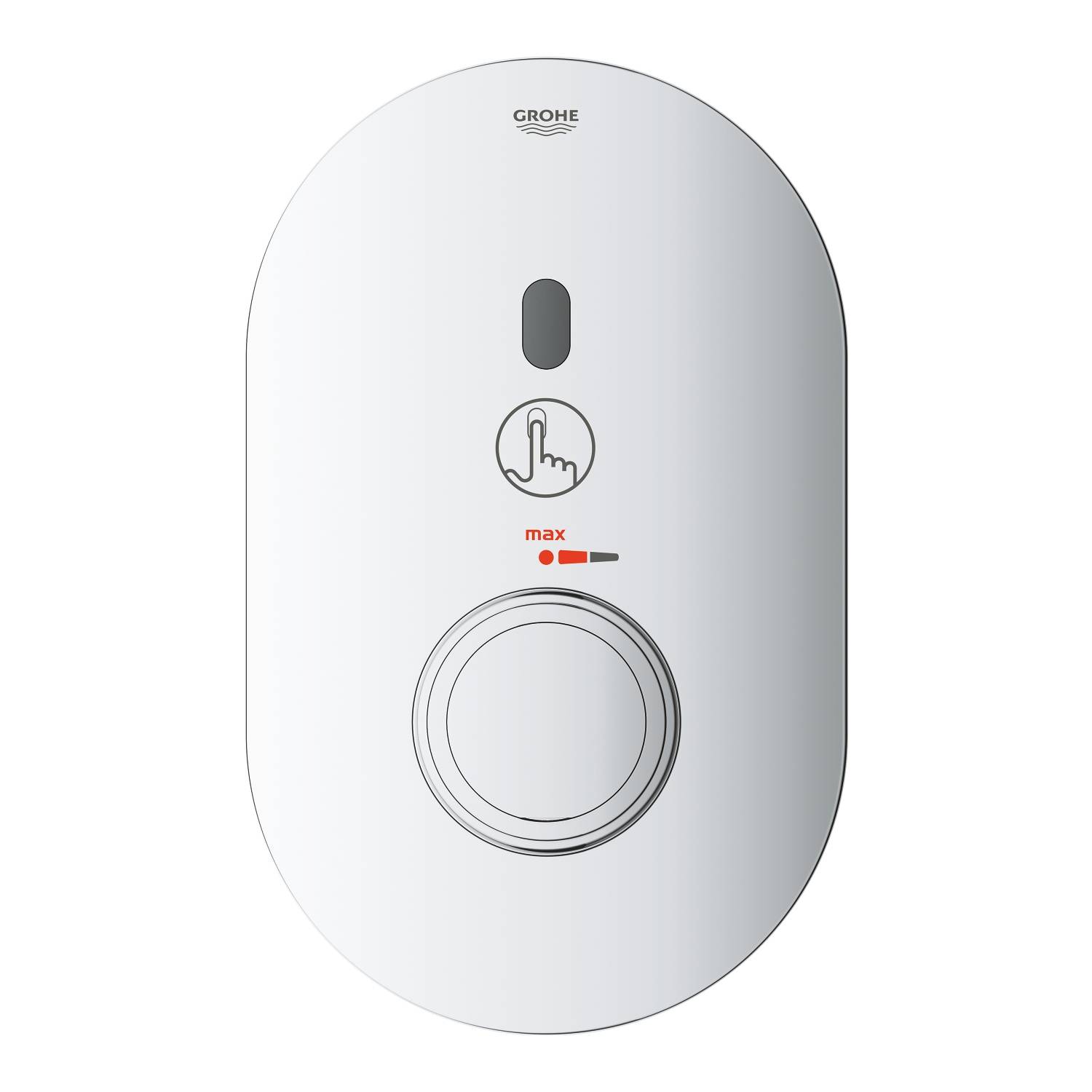 Внешняя часть термостатического смесителя GROHE Eurosmart Cosmopolitan E, хром (36456000) - Вид №1