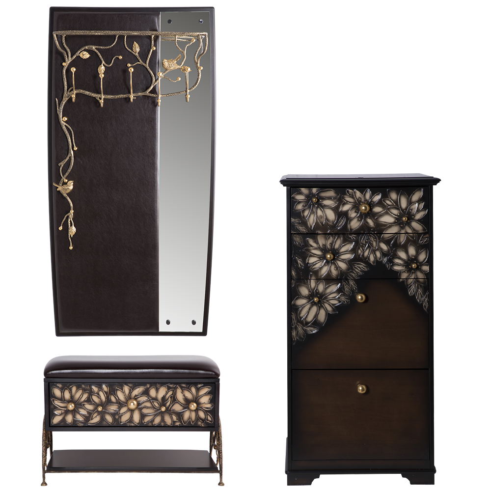 15011,14079,11618 Комплект Терра Каштан из 3-х изделий BOGACHO 4627196590427, 4627196590441, 4627196590465