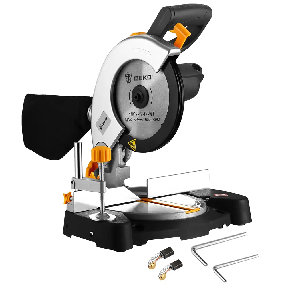 Пила торцовочная Deko DKM S1200-190, 1200 Вт, 190 мм STLM-2007498
