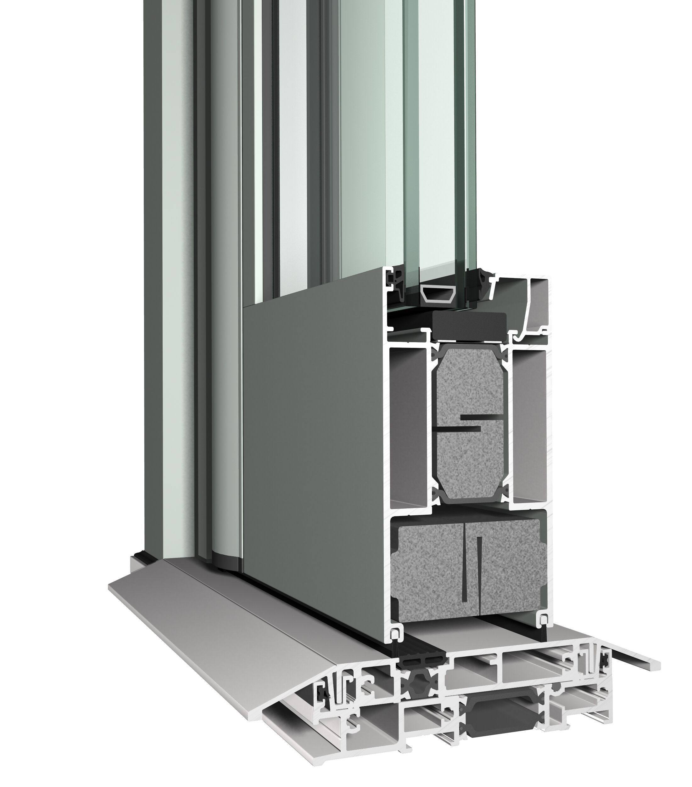 Система коммерческих дверей и витрин Reynaers Aluminium VISION 7 ARCH-00068647 - Вид №3