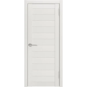 Дверь межкомнатная глухая с замком и петлями в комплекте Лердо 60x200 см ПВХ цвет крашеное дерево