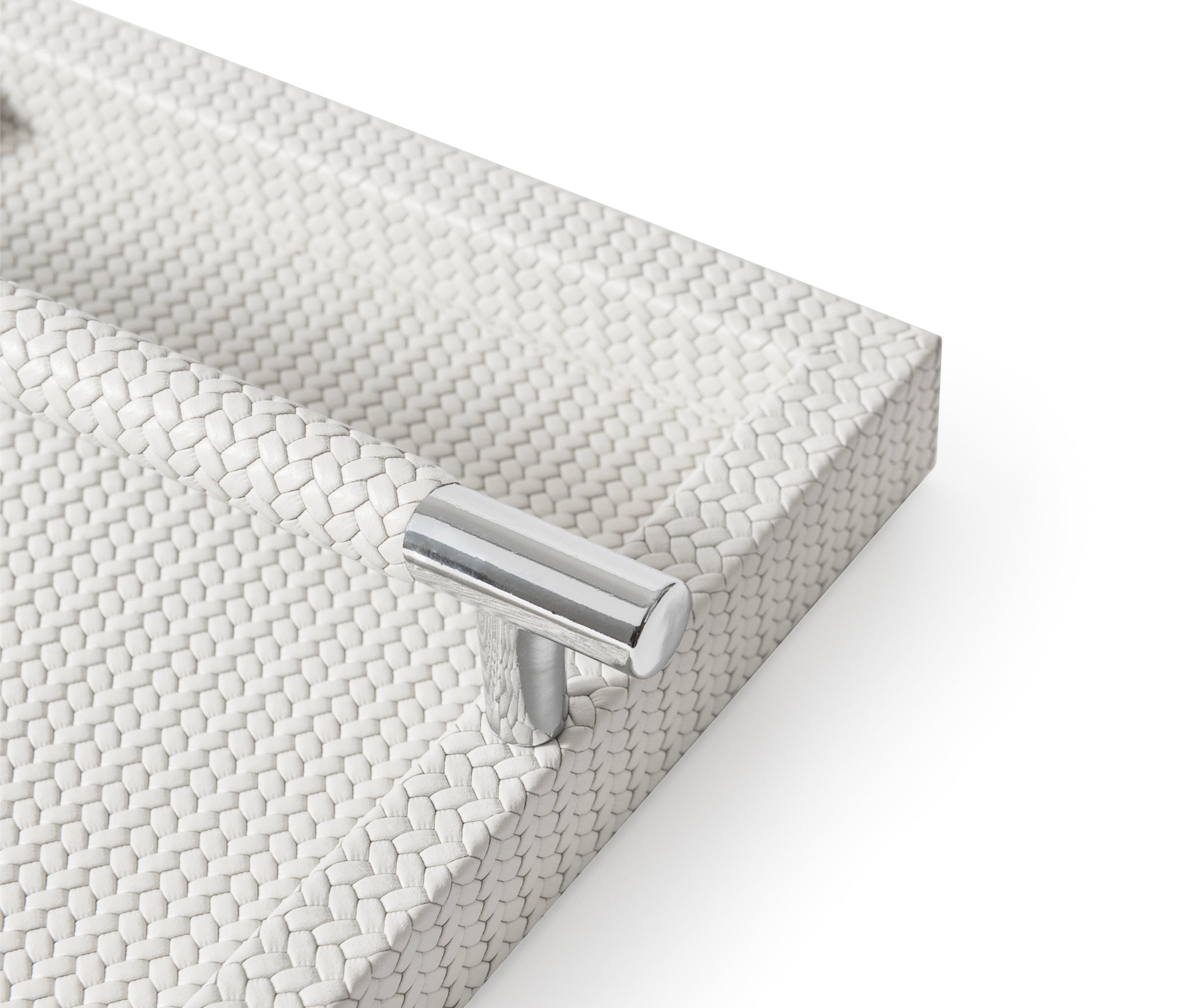 Поднос для салфеток - 20,5X20,5 см / тканая кожа_темно-серый Pinetti 00.0098.061.055 - Вид №1