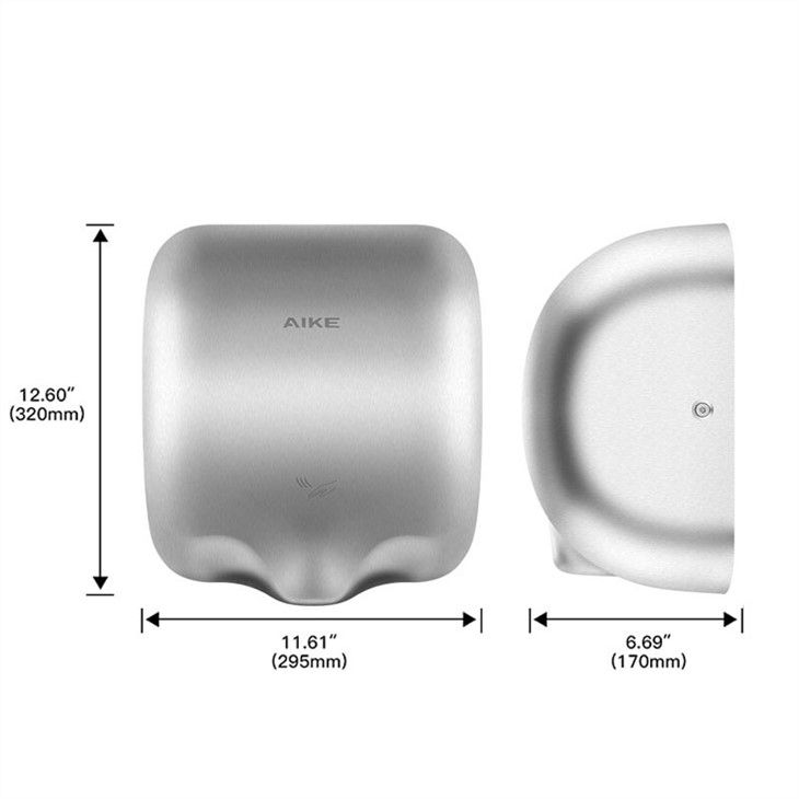 Сушилка для рук из нержавеющей стали AIKE AK2800_194  - Вид №4