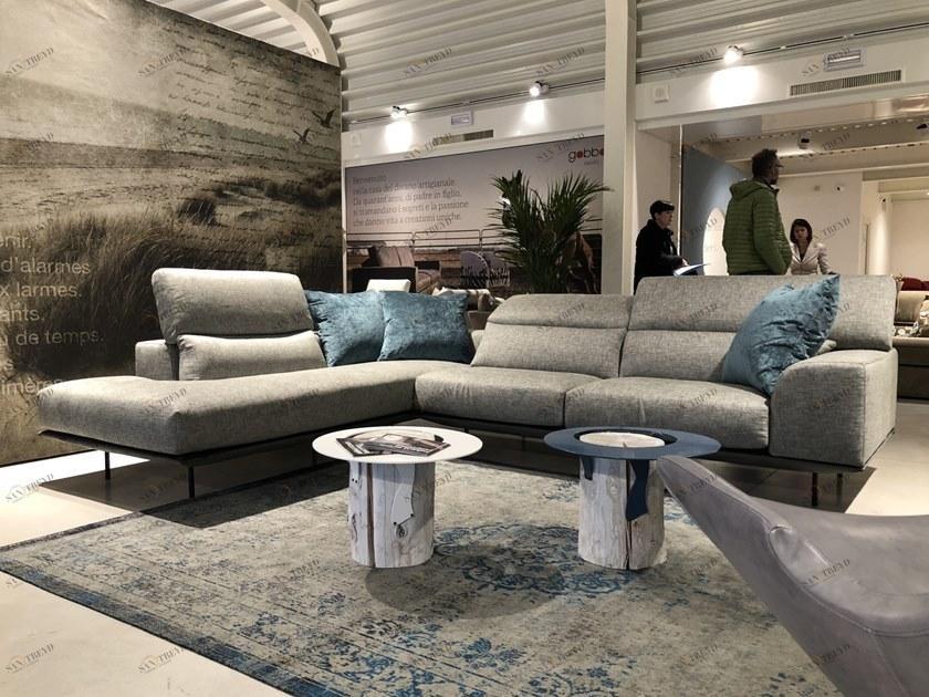 Gobbo Salotti Угловой диван со съемным чехлом из ткани sun-id-1377367