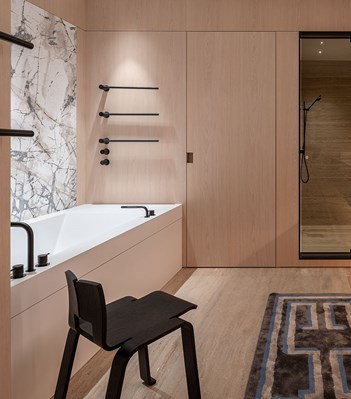 T39ELUS Встроенный полотенцесушитель vola  - Вид №9