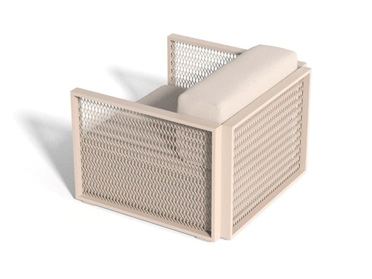 Алюминиевое садовое кресло с подлокотниками Vondom The factory ARCH-00114248