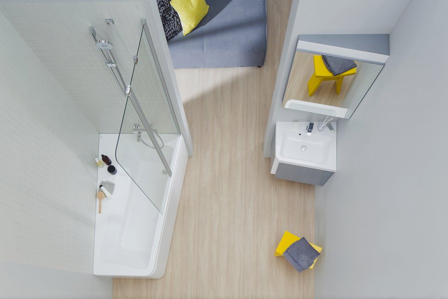 Зеркало 10° 550 R серый Ravak X000001074 - Вид №2