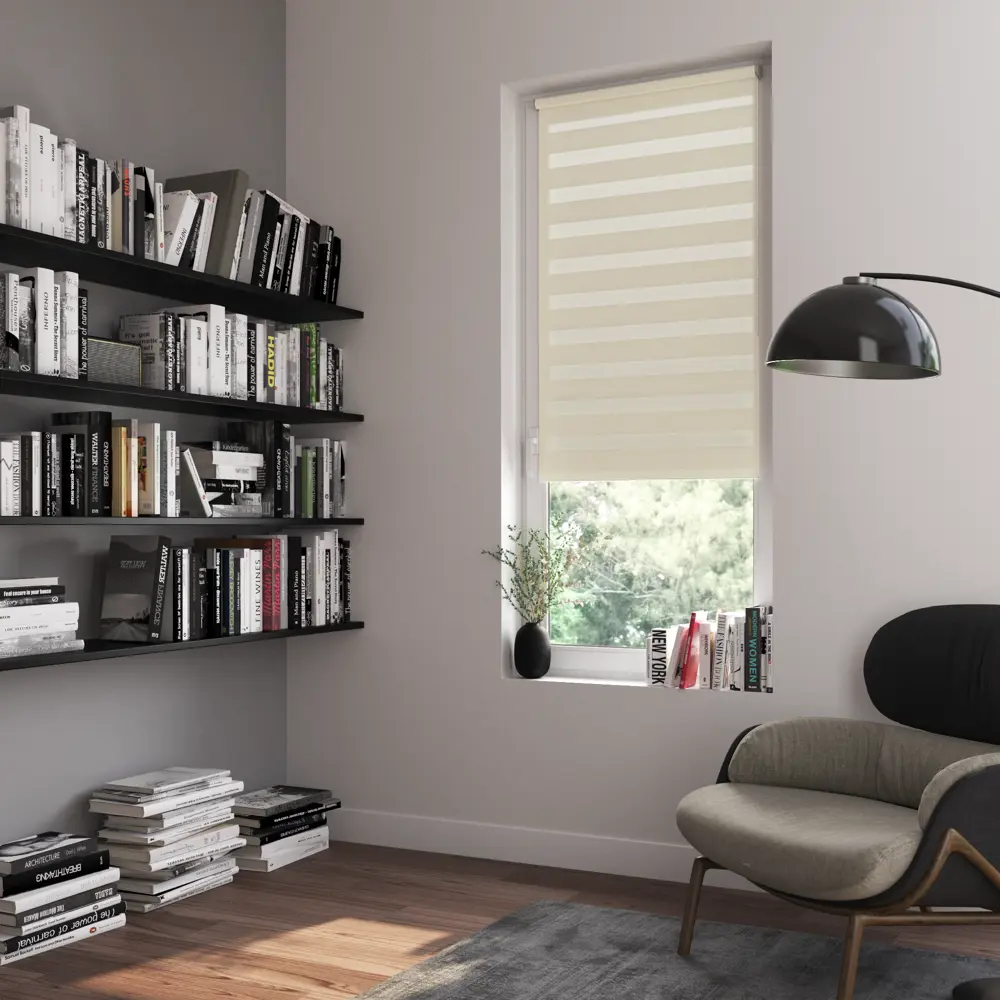 Штора рулонная день-ночь Inspire Moscou 100x160 см светло-бежевая Trench 6 82688340 STLM-2067402 - Вид №12