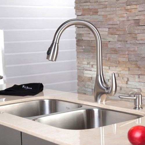 KBU22 Мойка кухонная прямоугольная Krausru  - Вид №3