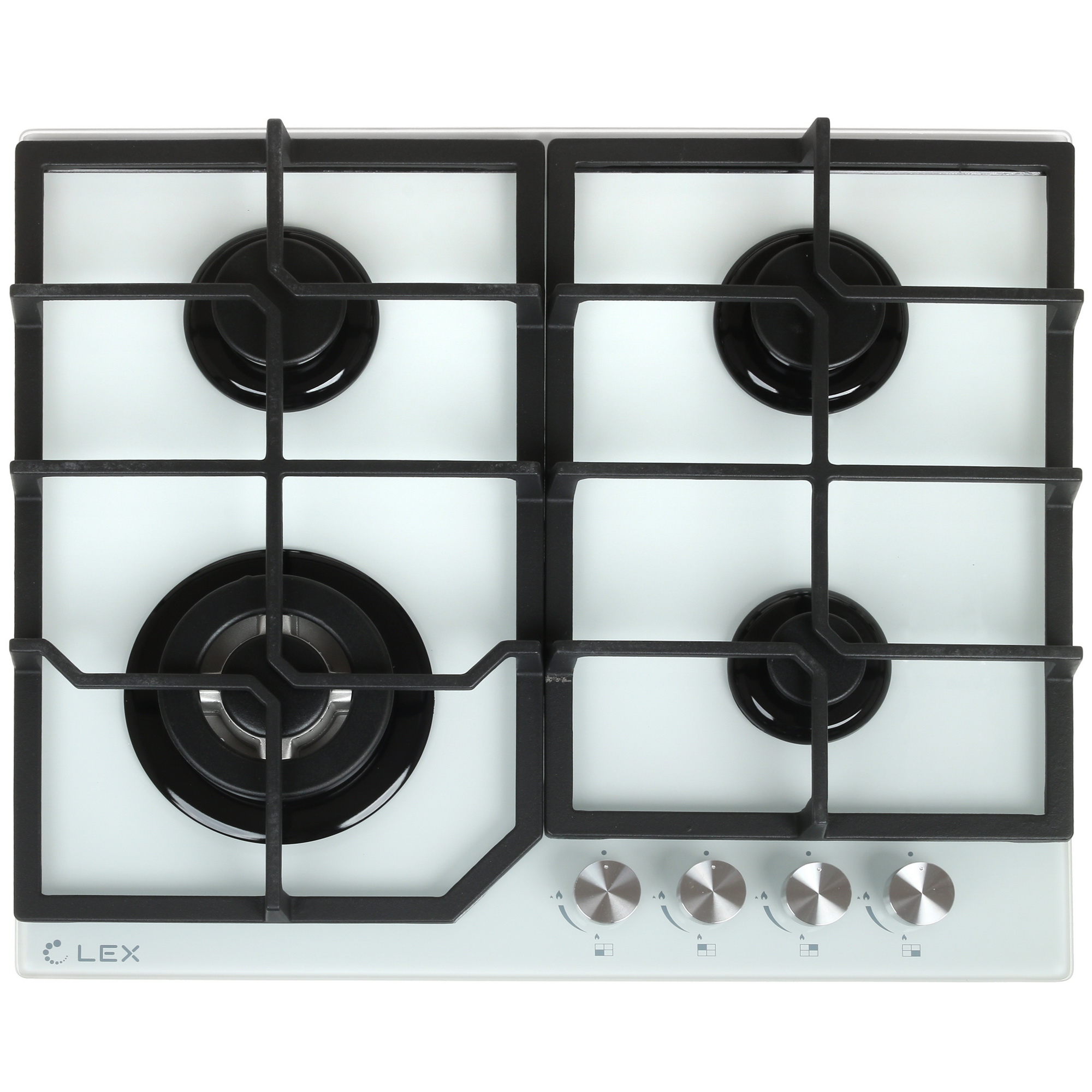 1129691 Газовая варочная поверхность LEX GVG 640-1 WH STDN-0002245