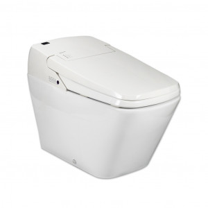 Электронный унитаз биде SensPa Tankless TCB 080SA (с ночной подсветкой) Round Керамика