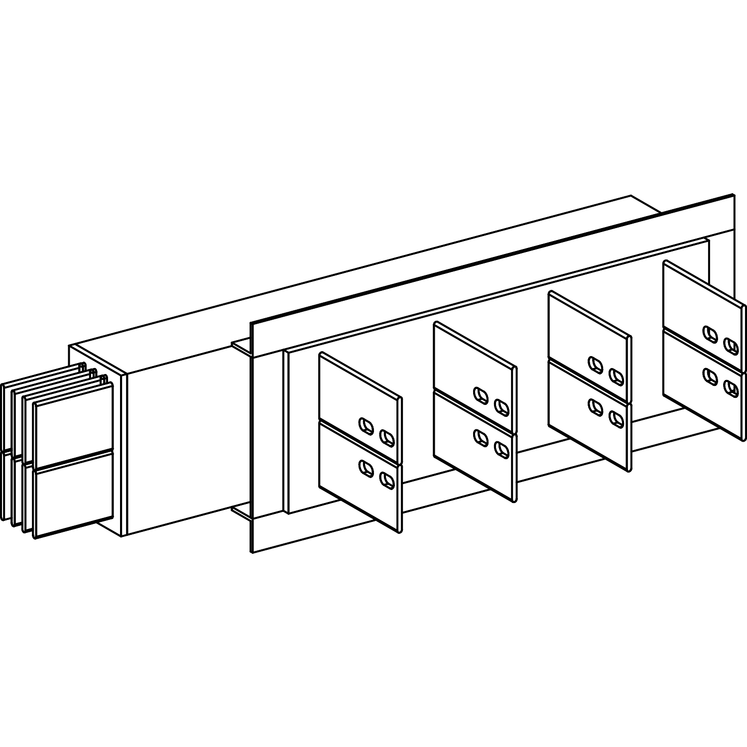 KRC4000EL41 СЕКЦИЯ ПРИСОЕДИНИТЕЛЬНАЯ К ТР-РУ Schneider Electric Canalis 