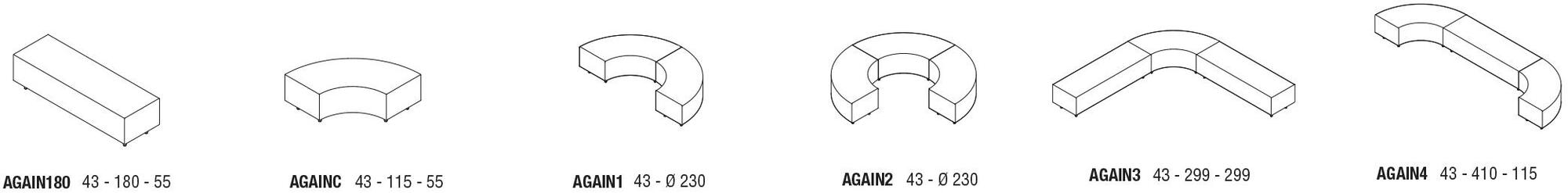 Ultom Линейный и изогнутый диван sun-id-1459455 - Вид №5