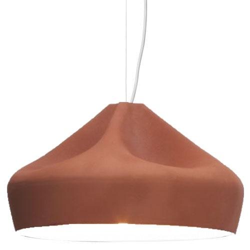 094698 Подвесной светильник 47 терракотово-белый Marset Pleat Box 