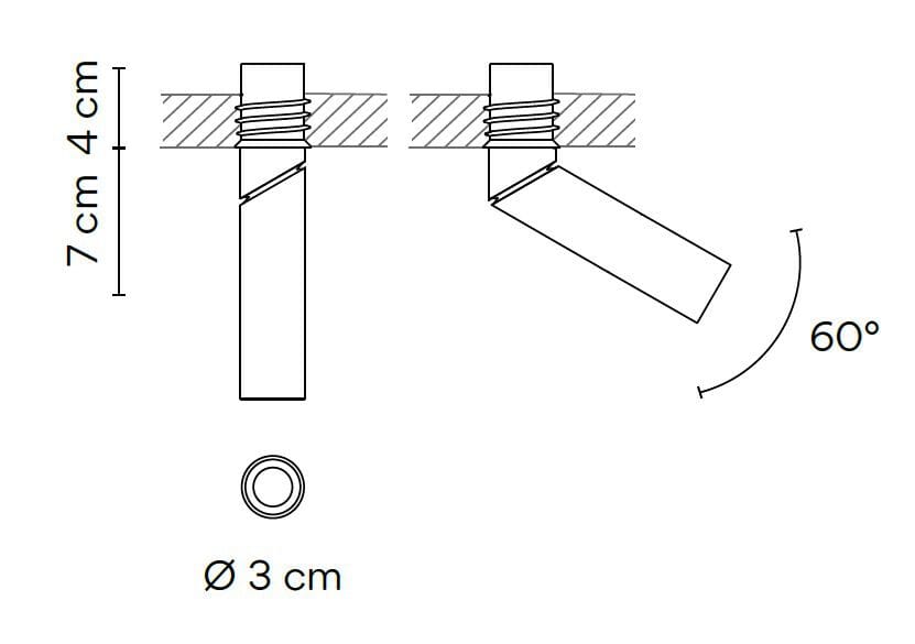 Утопленный светодиодный прожектор Vibia Bind Solo ARCH-00083702 - Вид №7