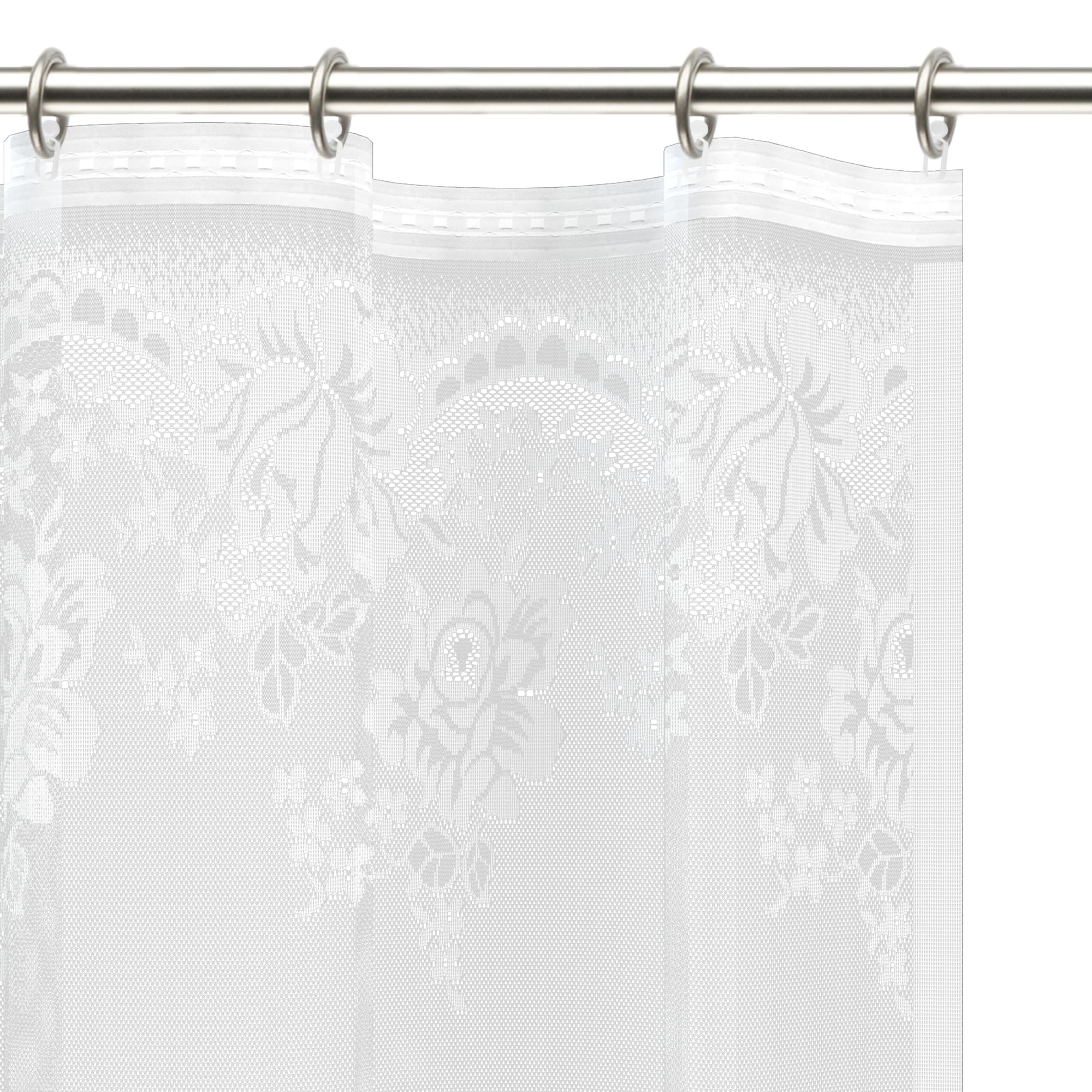 82633557 Тюль на ленте для кухни «Ника» 255х165 см цвет белый Santreyd  - Вид №5