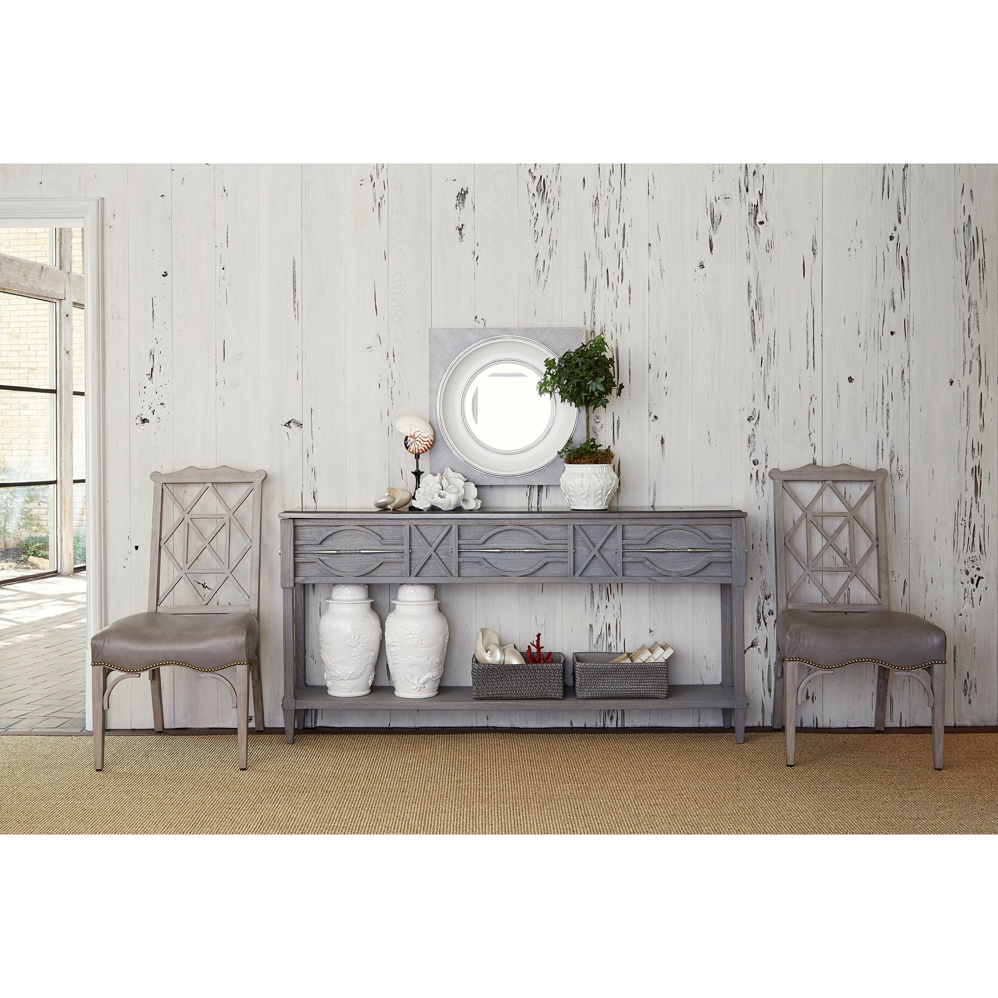 Консольные столы 17554-850-002 Spindle Console - Weathered Grey  Ambella  - Вид №1