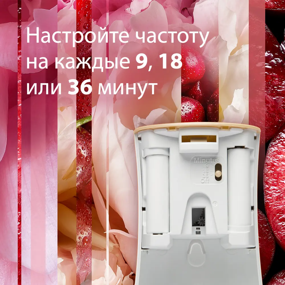 GLADE Automatic - Автоматический освежитель воздуха с ароматом пиона и ягод 82454660 STLM-0027458 - Вид №4