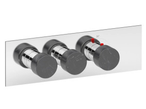 Термостатический смеситель для душа с 3 отверстиями