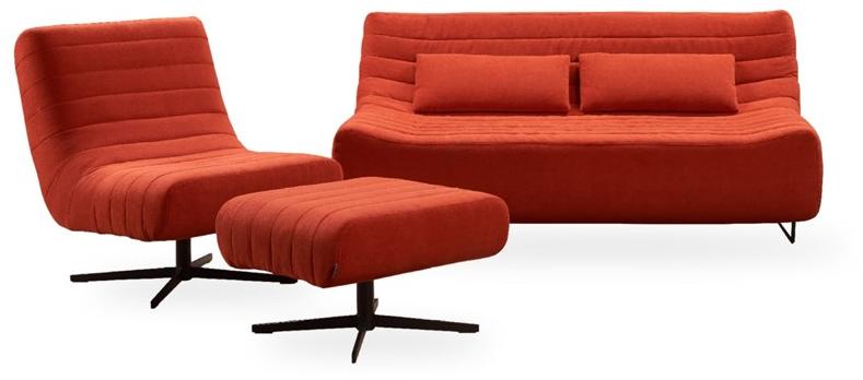 ROSSIN Мягкое кресло из акриловой ткани с 4 спицами Riffel sun-id-1347656 - Вид №5