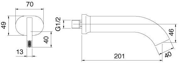 Rubinetterie Treemme Cut  3363  - Вид №1