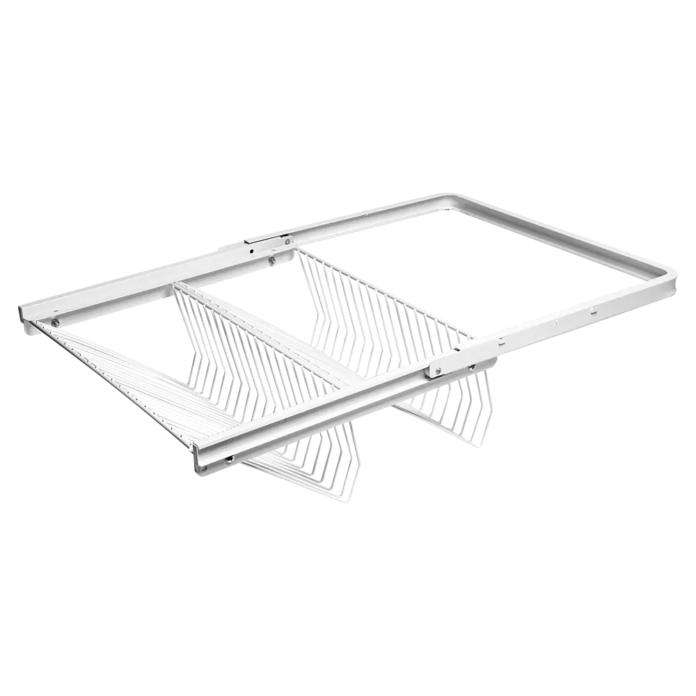 Обувница для гардеробной системы 46.3x15.3x44 см металл цвет белый ТИТАН-GS STLM-2077708 - Вид №2